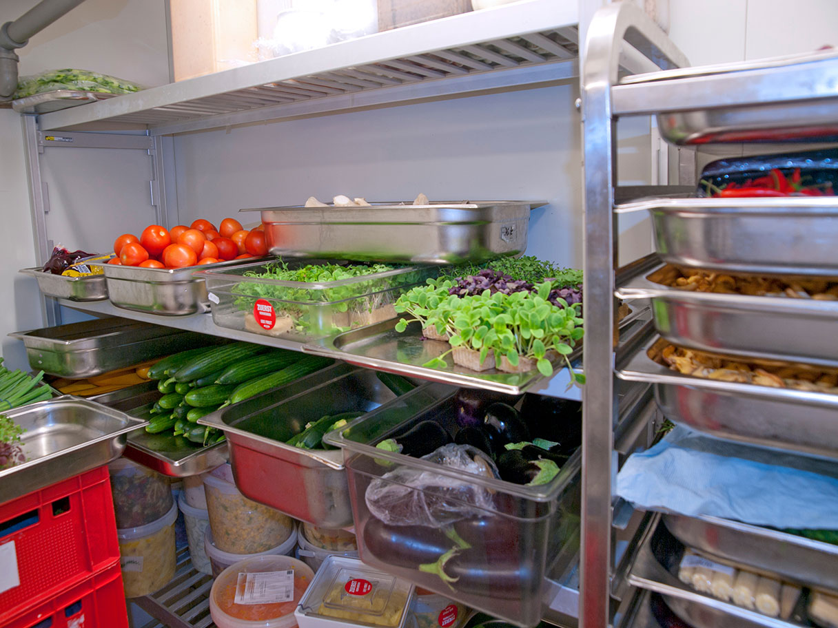 rayonnage stockage alimentaire